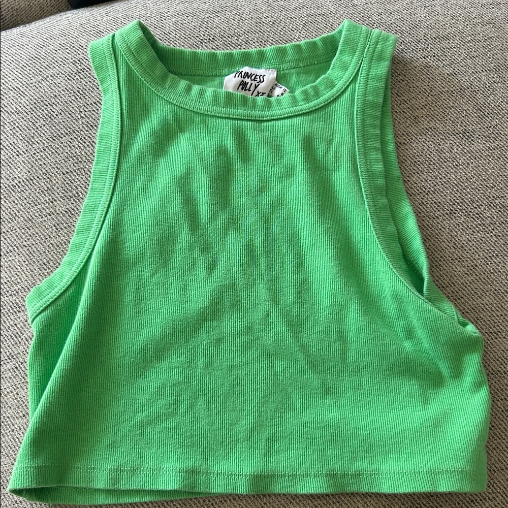 Princess Polly Green Tank Top